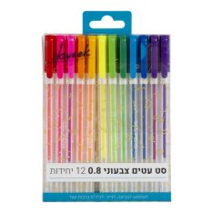 סט עטים צבעוני 0.8