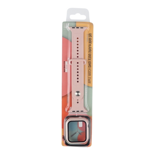 סט מגן שעון ורצועה תואם ל Apple Watch