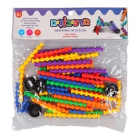 הרכבה מרכיבונים בשקית + גלגלים