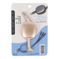 כבל טעינה 3 ב1