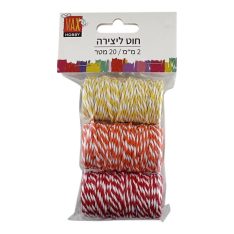 מארז חוטי שזירה ויצירת צמ