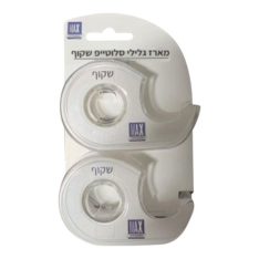 מארז סלוטייפ שקוף עם מעמד