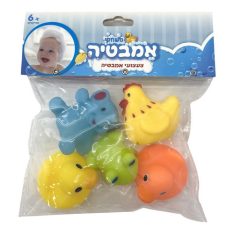 מארז חיות גומי לאמבטיה