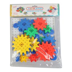 משחק הרכבה - לוח וגלגלי שיניים